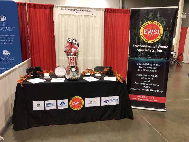 EWSI booth at a conference.